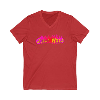 Juice Wrld Adult V-Neck T-Shirt