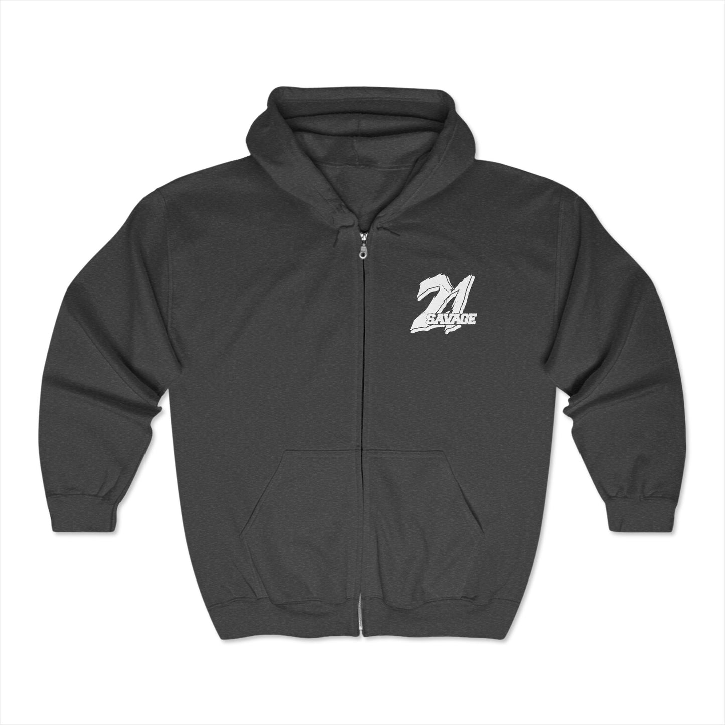 21 Savage Adult Zip-Up Hoodie