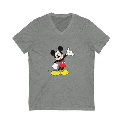 Mickie Mouse Adult V-Neck T-Shirt