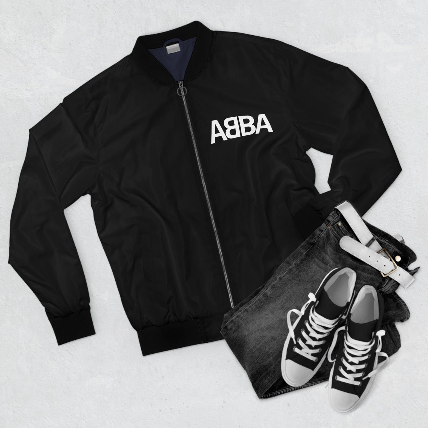 ABBA Men's Bomber Jacket