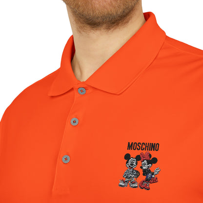 Moschino Minnie And Mickie Mouse Adidas Performance Polo