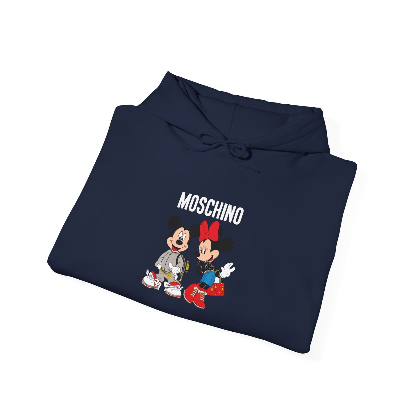 Moschino Minnie And Mickie Mouse Adult Hoodie