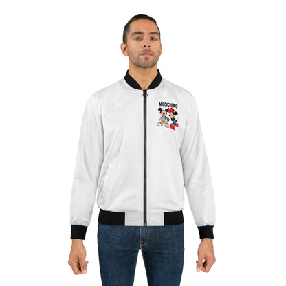 Moschino Minnie And Mickie Mouse Men's Bomber Jacket