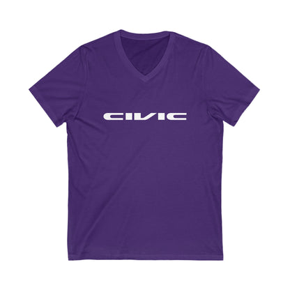 Civic Adult V-Neck T-Shirt