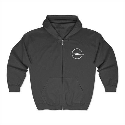 Opel Adult Zip-Up Hoodie