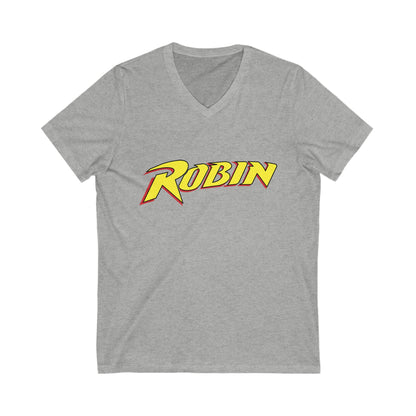 Robin Adult V-Neck T-Shirt