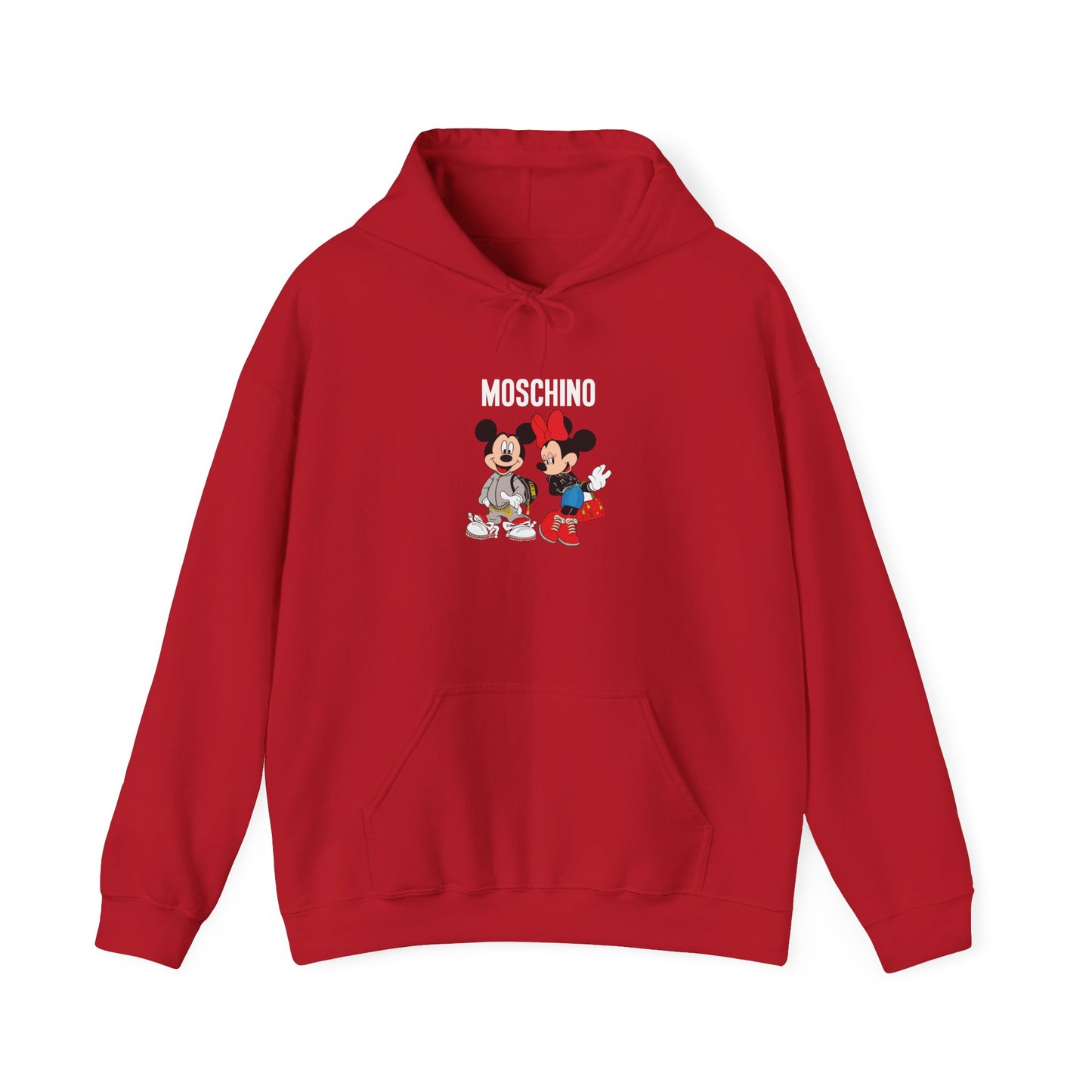 Moschino Minnie And Mickie Mouse Adult Hoodie