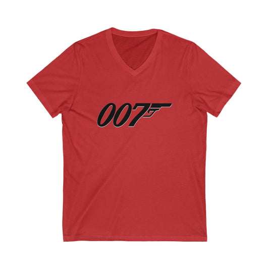 007 Adult V-Neck T-Shirt