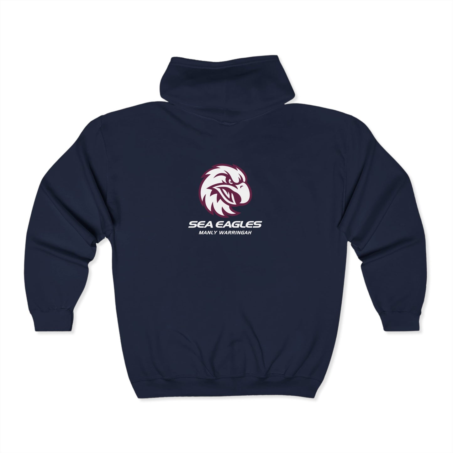 Manly Warringah Sea Eagles Adult Zip-Up Hoodie