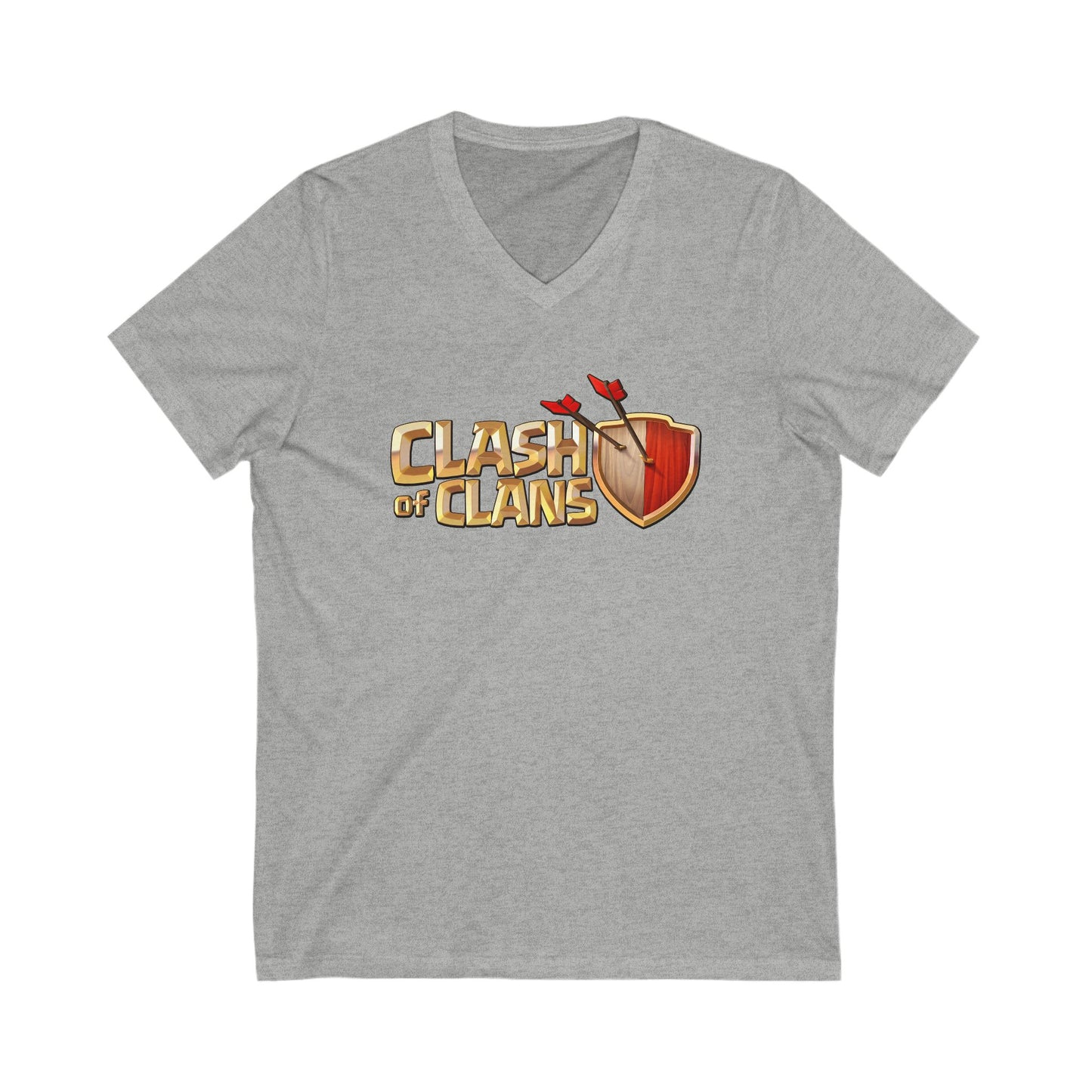 Clash Of Clans Adult V-Neck T-Shirt