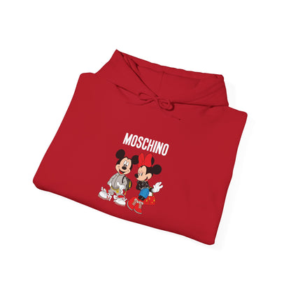 Moschino Minnie And Mickie Mouse Adult Hoodie