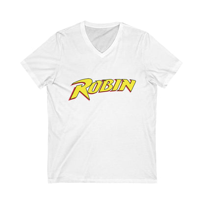 Robin Adult V-Neck T-Shirt