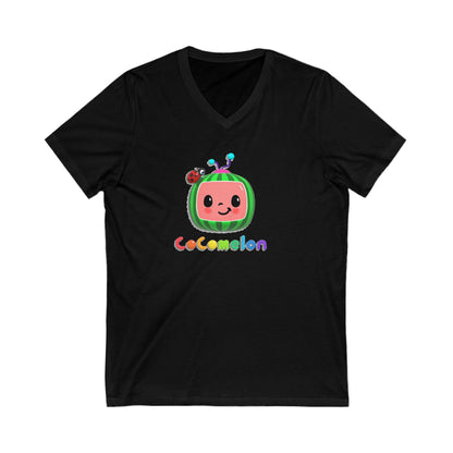 Cocomelon Adult V-Neck T-Shirt