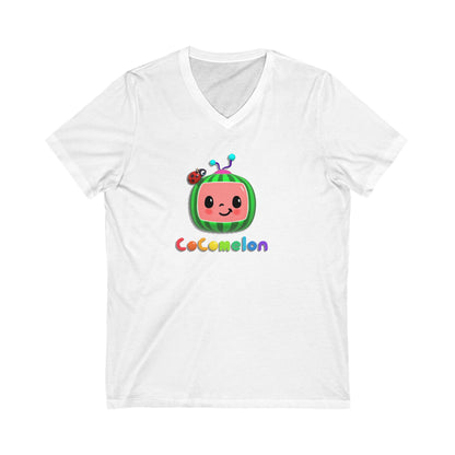 Cocomelon Adult V-Neck T-Shirt