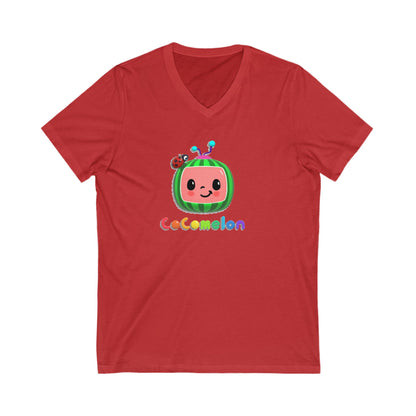 Cocomelon Adult V-Neck T-Shirt