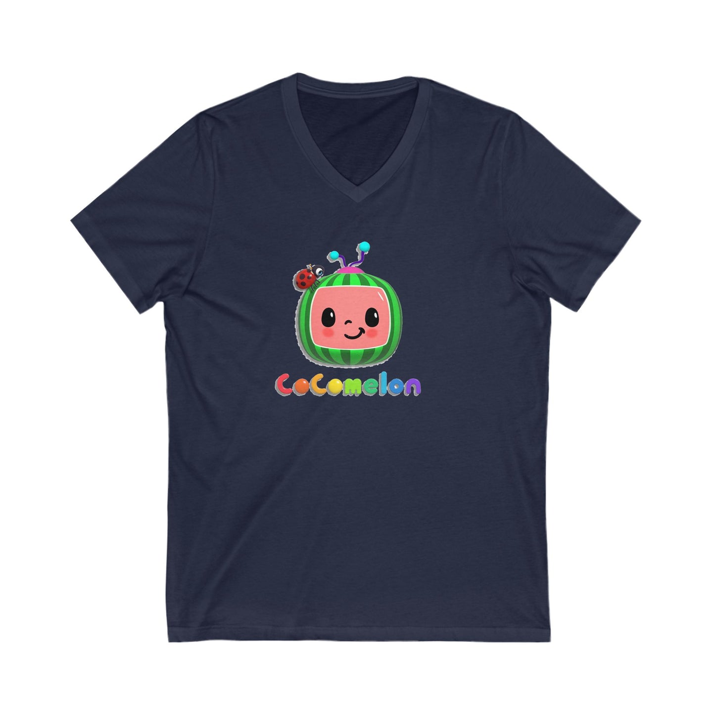 Cocomelon Adult V-Neck T-Shirt