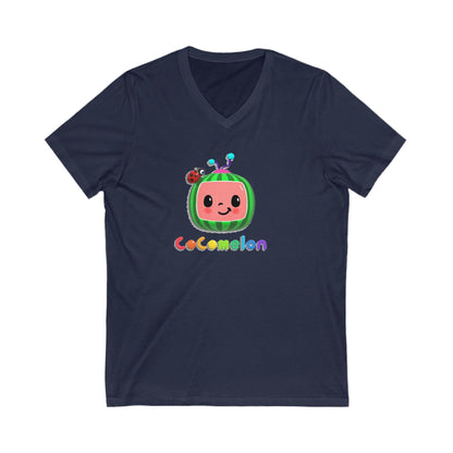 Cocomelon Adult V-Neck T-Shirt