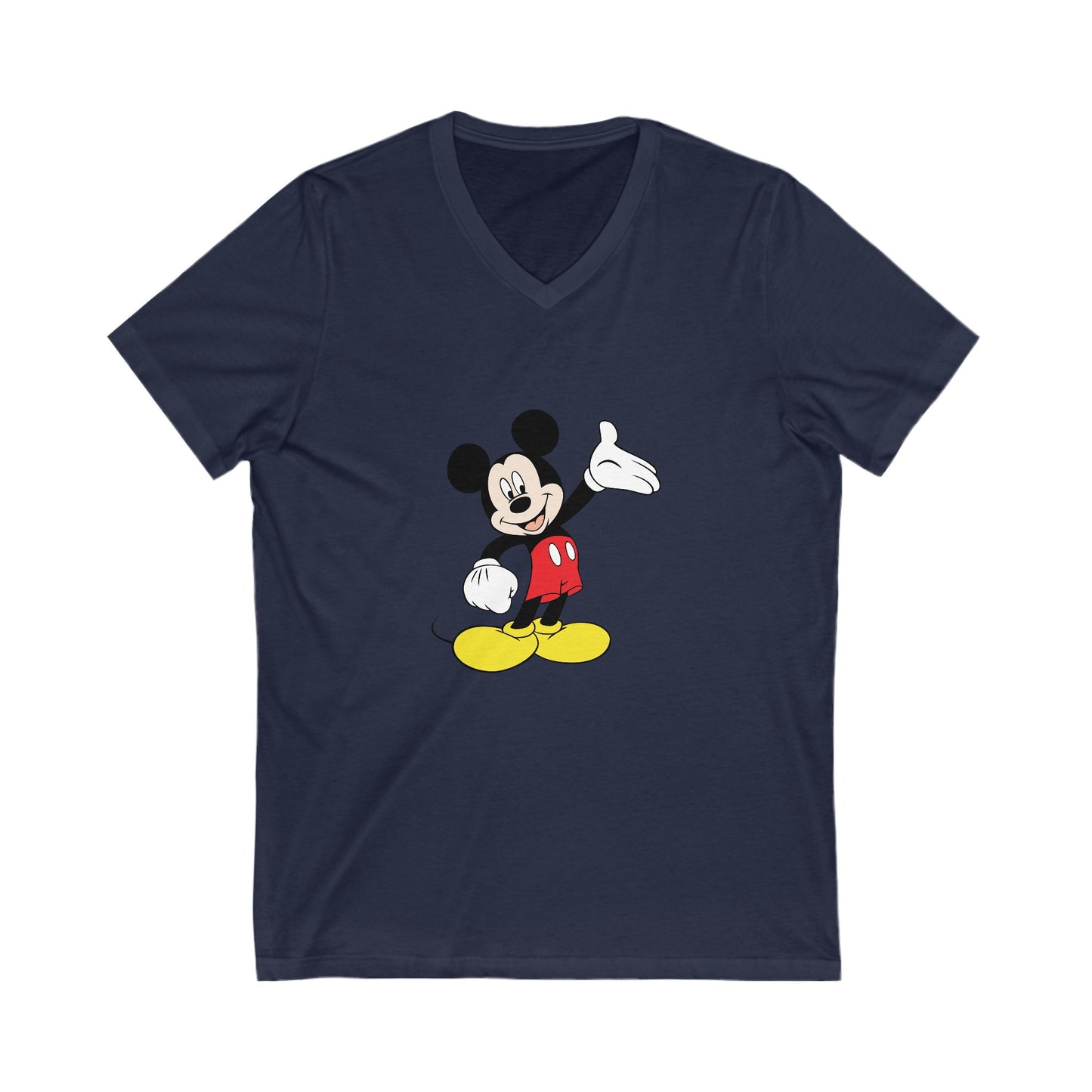 Mickie Mouse Adult V-Neck T-Shirt