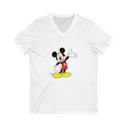 Mickie Mouse Adult V-Neck T-Shirt