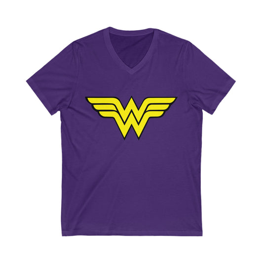 Wonder Woman Adult V-Neck T-Shirt