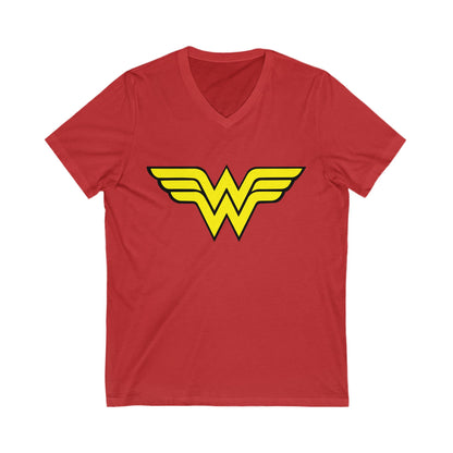 Wonder Woman Adult V-Neck T-Shirt