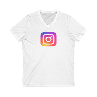 Instagram Adult V-Neck T-Shirt