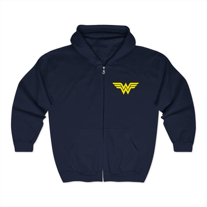 Wonder Woman Adult Zip-Up Hoodie