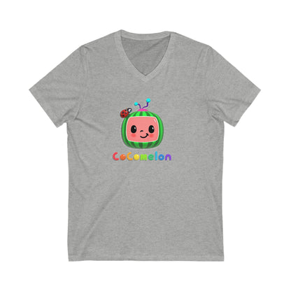 Cocomelon Adult V-Neck T-Shirt