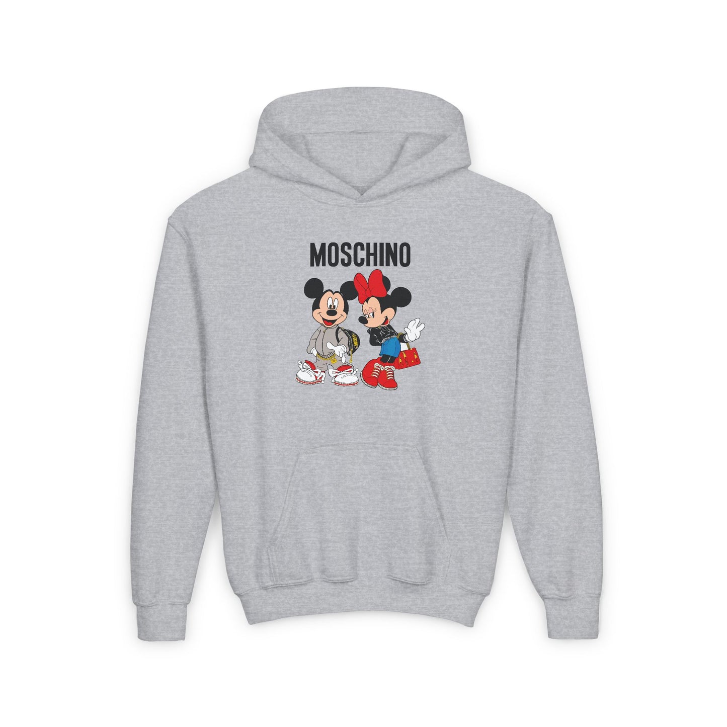 Moschino Minnie And Mickie Mouse Youth Hoodie