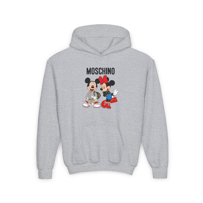 Moschino Minnie And Mickie Mouse Youth Hoodie