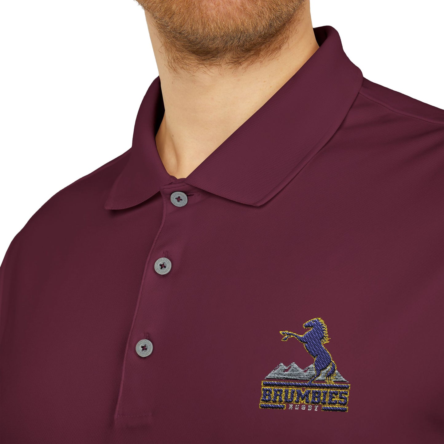 Brumbies Rugby Adidas Performance Polo