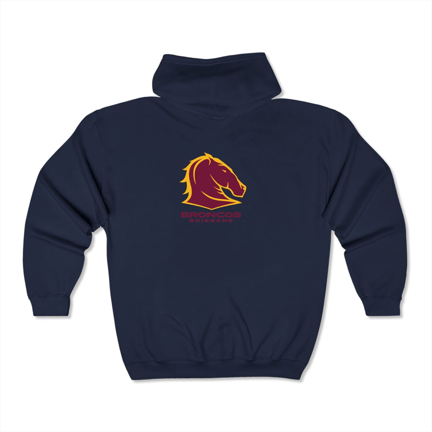 Broncos Brisbane Adult Zip-Up Hoodie