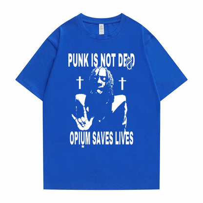 Punk Is Not Dead Opium Saves Lives T-Shirt