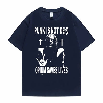 Punk Is Not Dead Opium Saves Lives T-Shirt