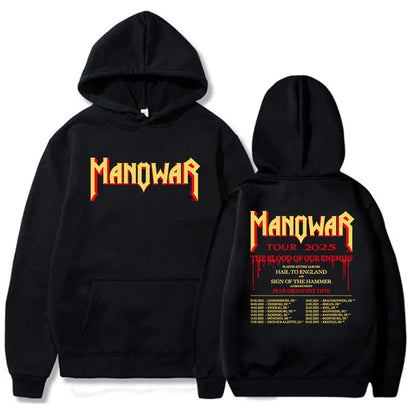 The Blood Of Our Enemies Manowar Tour 2025  Hoodie